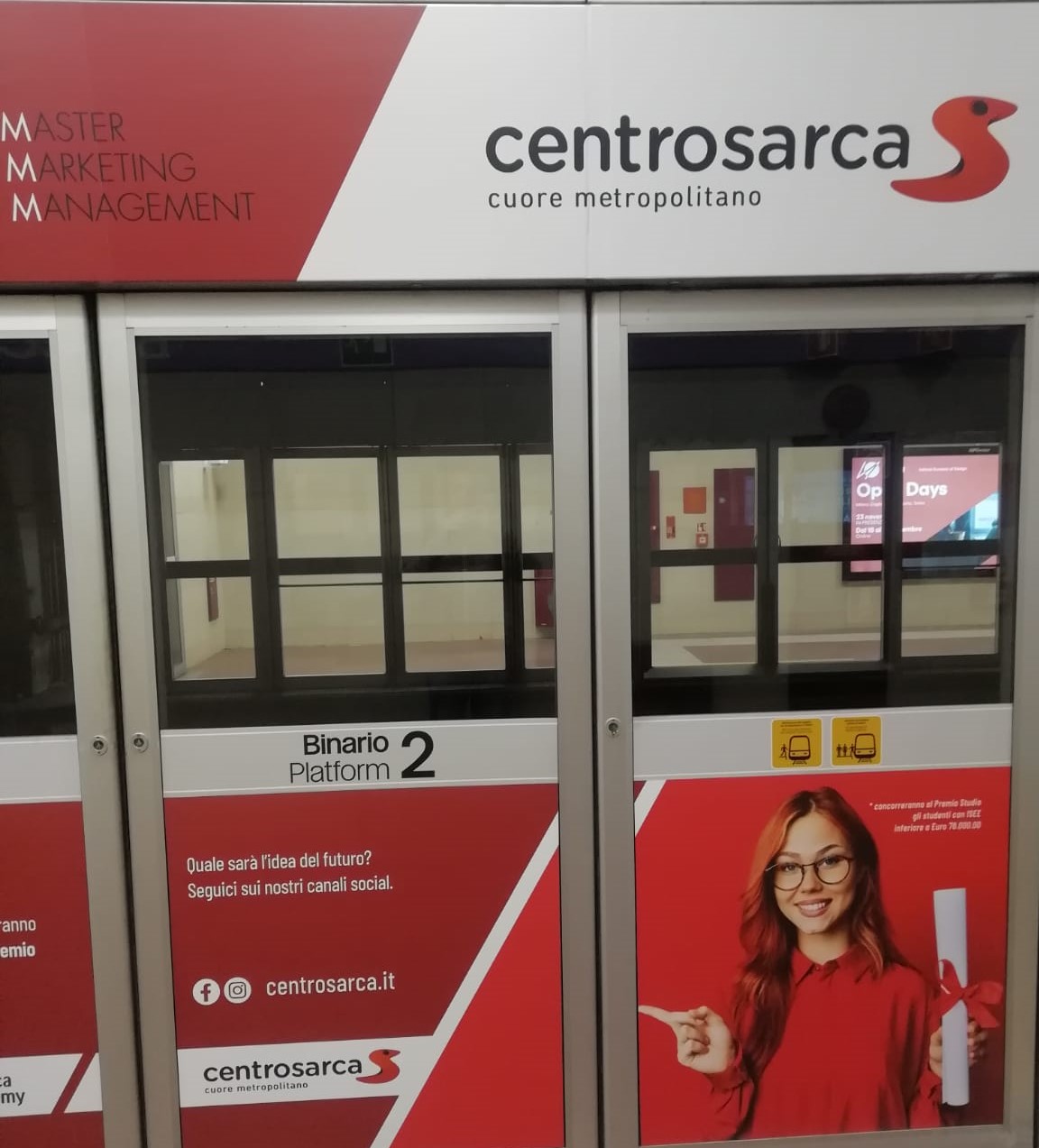 In metropolitana con Premio Studio Centro Sarca e il Master M3 in Marketing e Management dell'Università degli Studi di Milano-Bicocca