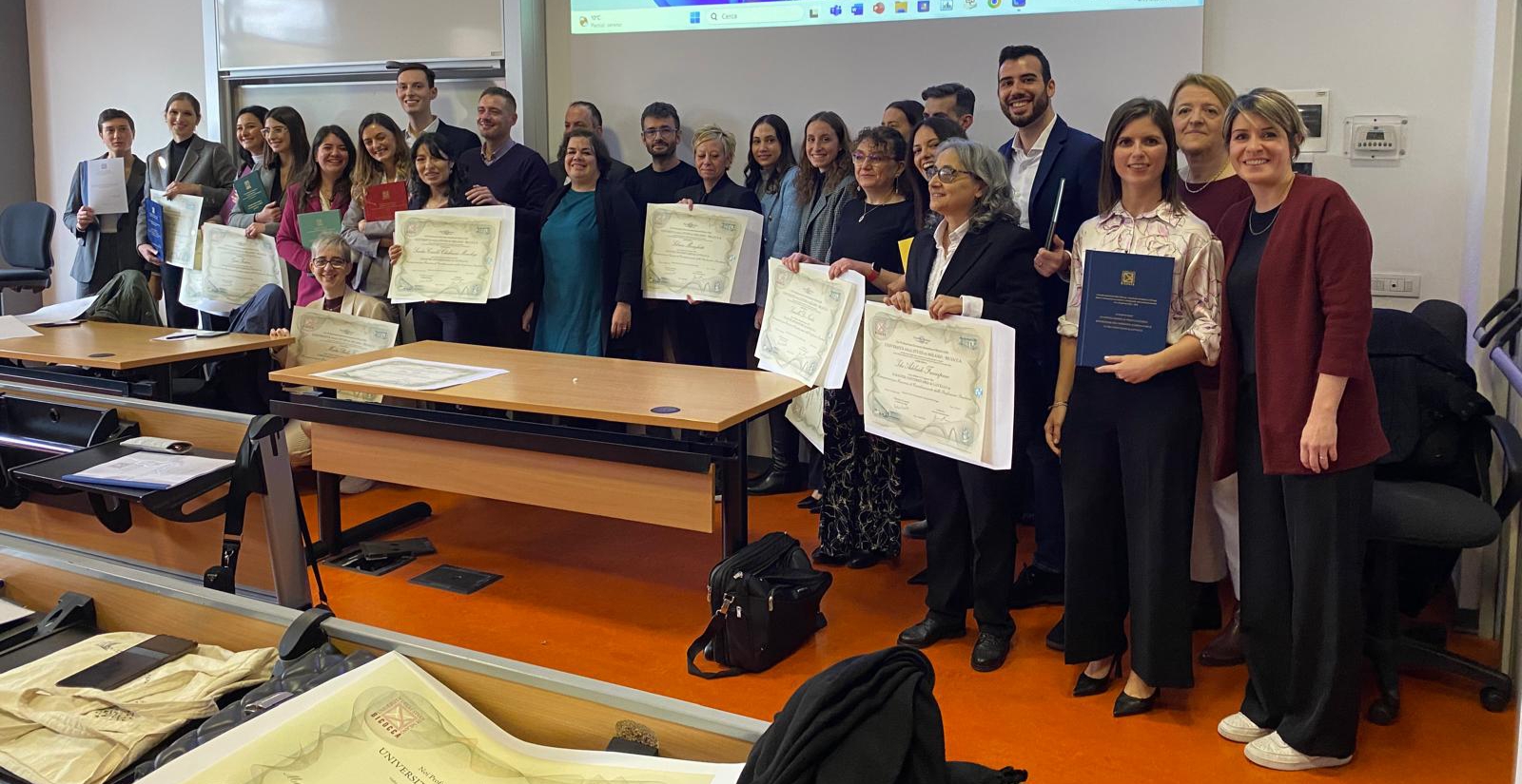  Diplomi consegnati ai nuovi coordinatori delle professioni sanitarie: concluso il Master in Management per Funzioni di Coordinamento